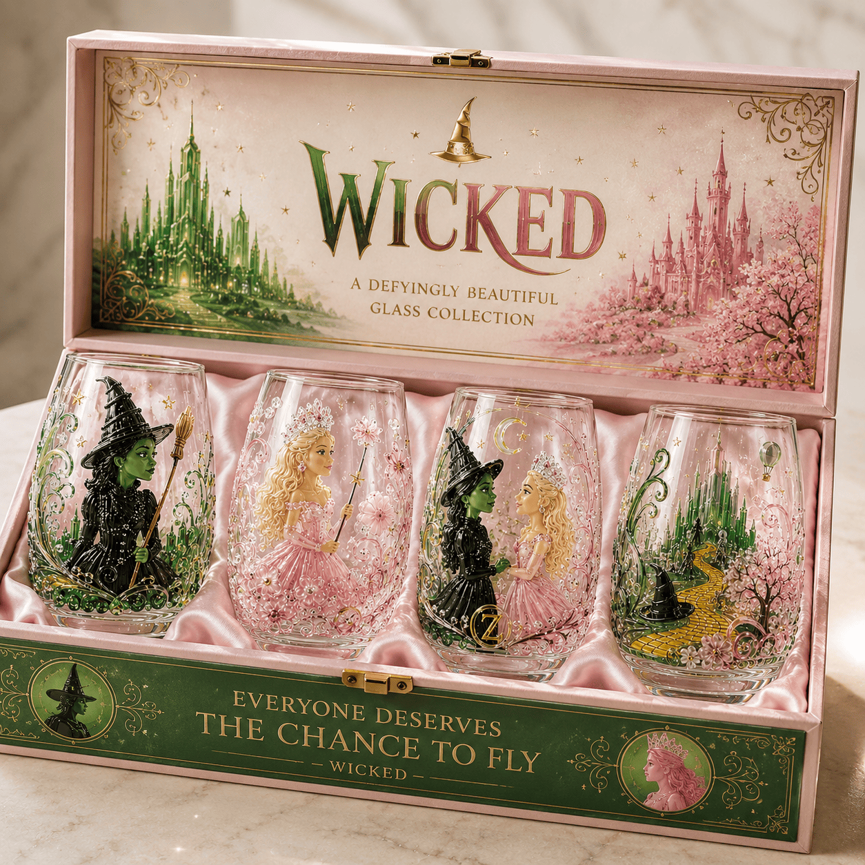 Premium WKCD Stemless Wine Glass Set BMD