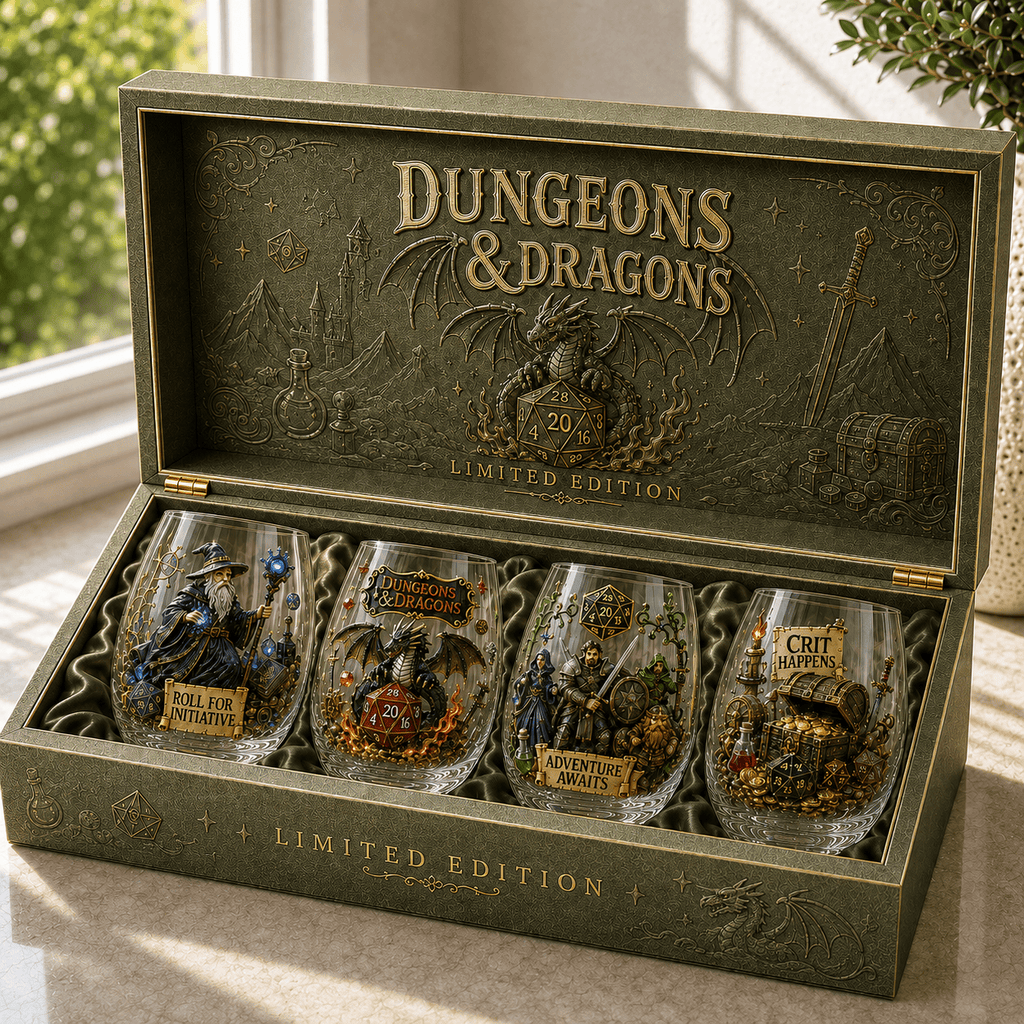 Premium DND Stemless Wine Glass Set TTTT