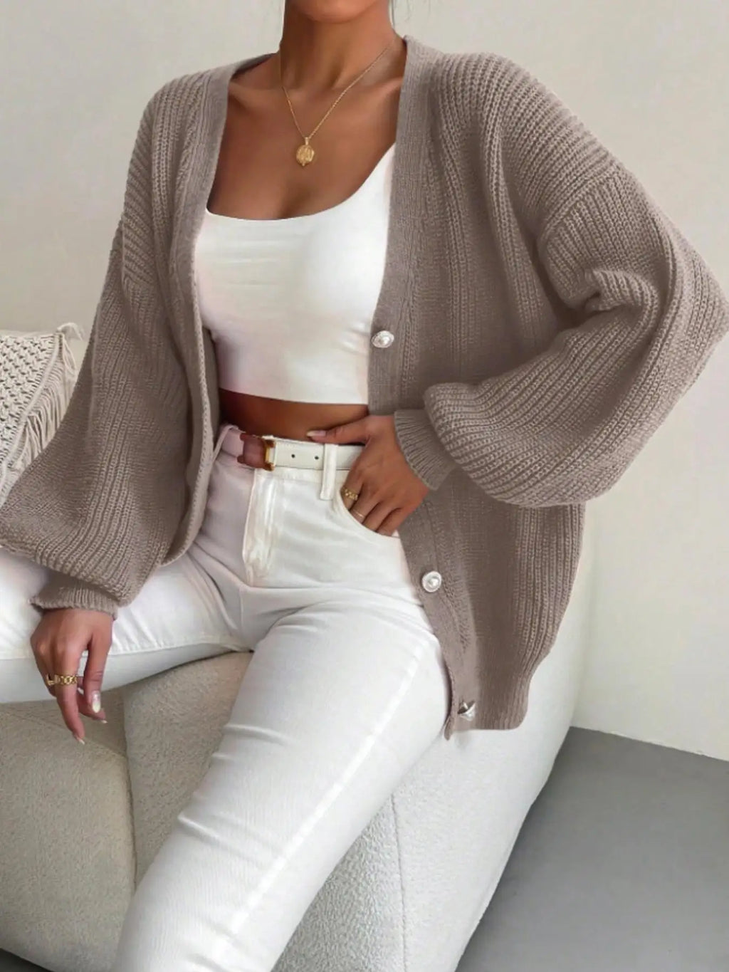 Plus Size Sweater for Women, Casual Loose-Fitting Knitwear, Fall & Winter Fashion, Comfortable and Stylish Pullover